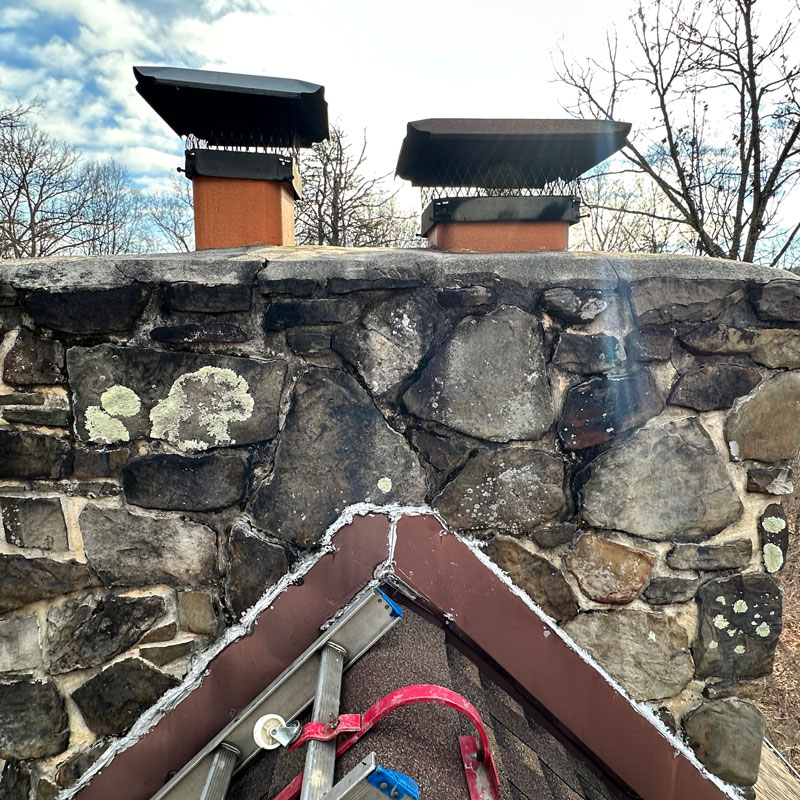 eroding chimney